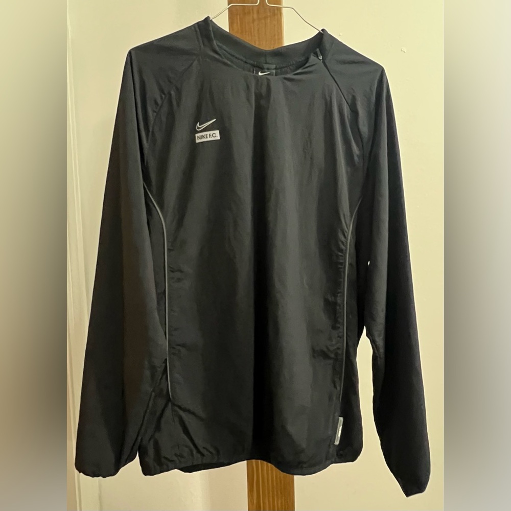 Nike F.C. Woven‎ Midlayer Black Wind Soccer Sweatshirt